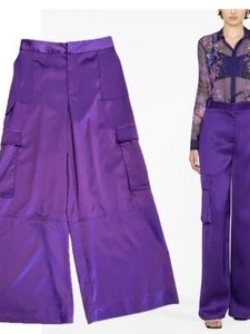 House Of Harlow 1960 Pants in Purple
